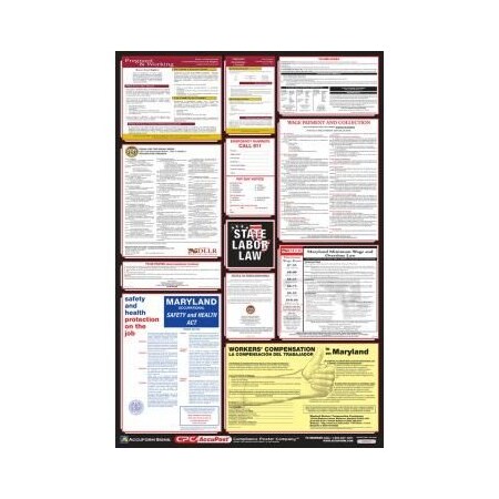 Accuform OSHA SAFETY POSTER COMBO STATE, PPG300MD PPG300MD